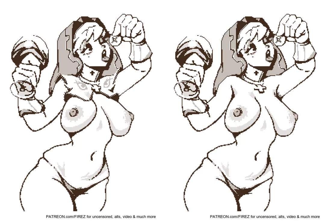 Weird nun sketch by me. More in the replies posted by Firez_hn