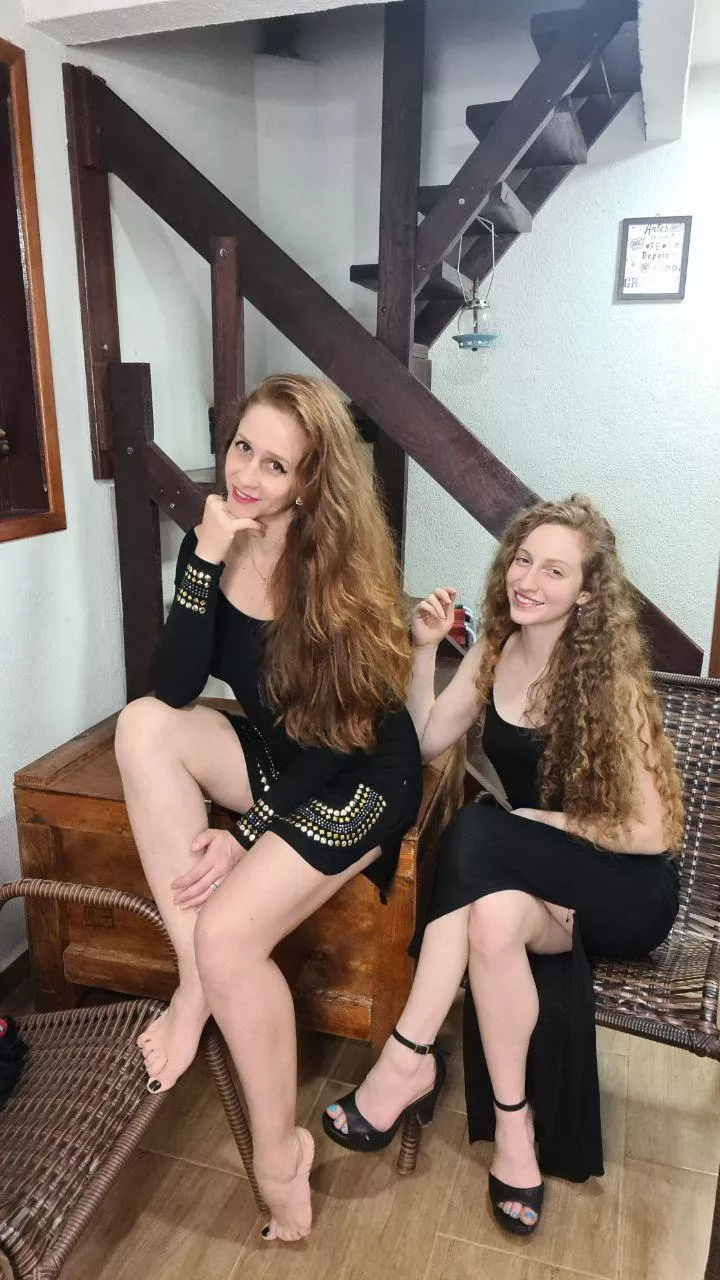 Which one of us fits black better? Me or my mom? posted by LaviLava_915