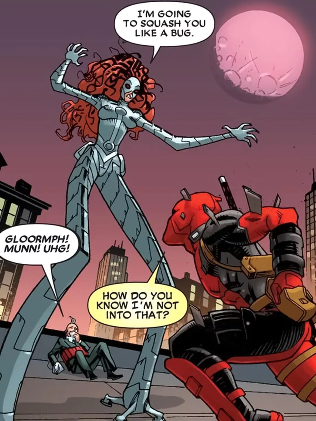 Advantages of being a sub: female interrogators (and supervillains) have nothing on me. posted by manwiththehex18