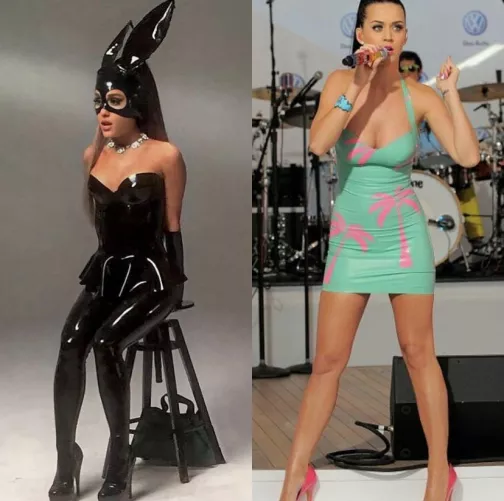 Ariana or Katy in latex? by TheLatexKing
