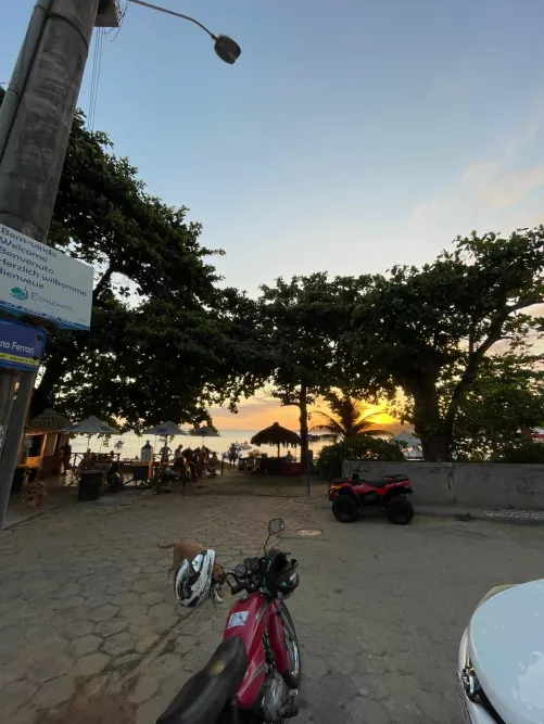Arriving at Iriri Beach in Brazil feel's like walking into heaven, such a nice place! by CompetitiveSouth9603