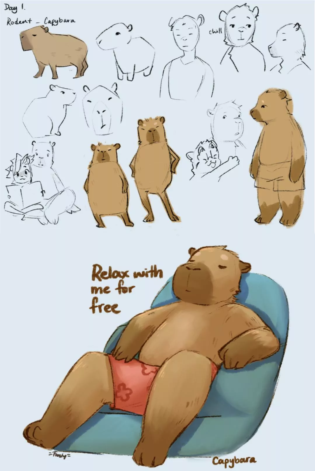 Day one of drawing uncommon species! Suggestions welcome posted by Frosty-whiskers