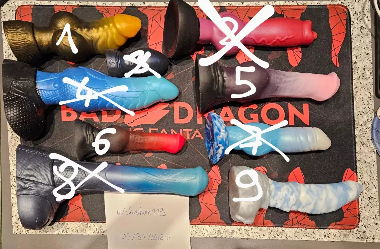 [EU] Selling 4 Bad Dragon's dildos (update)  by cheshire119