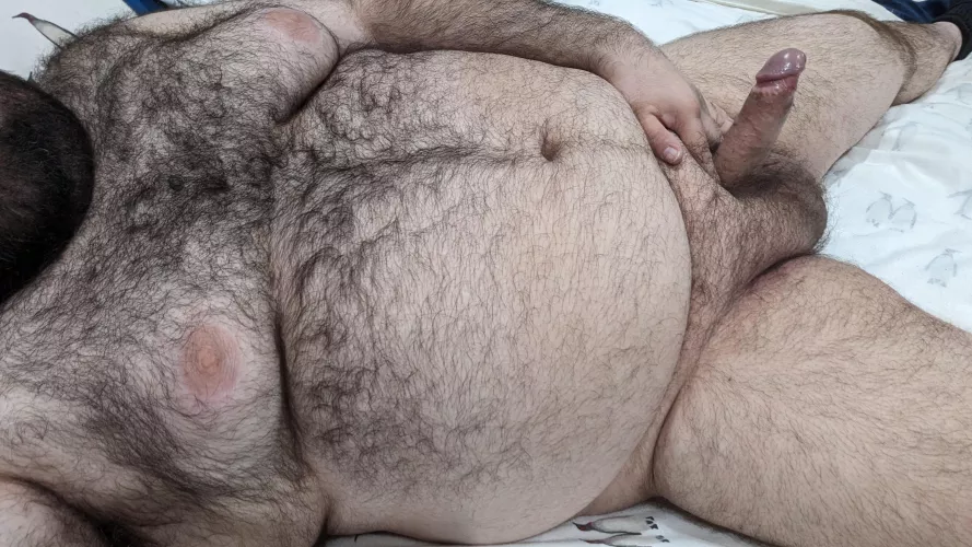 Exhibit this hairy beast sleeping in its natural habitat. Attempt domesticion at risk of biting. by NakedMrGamer