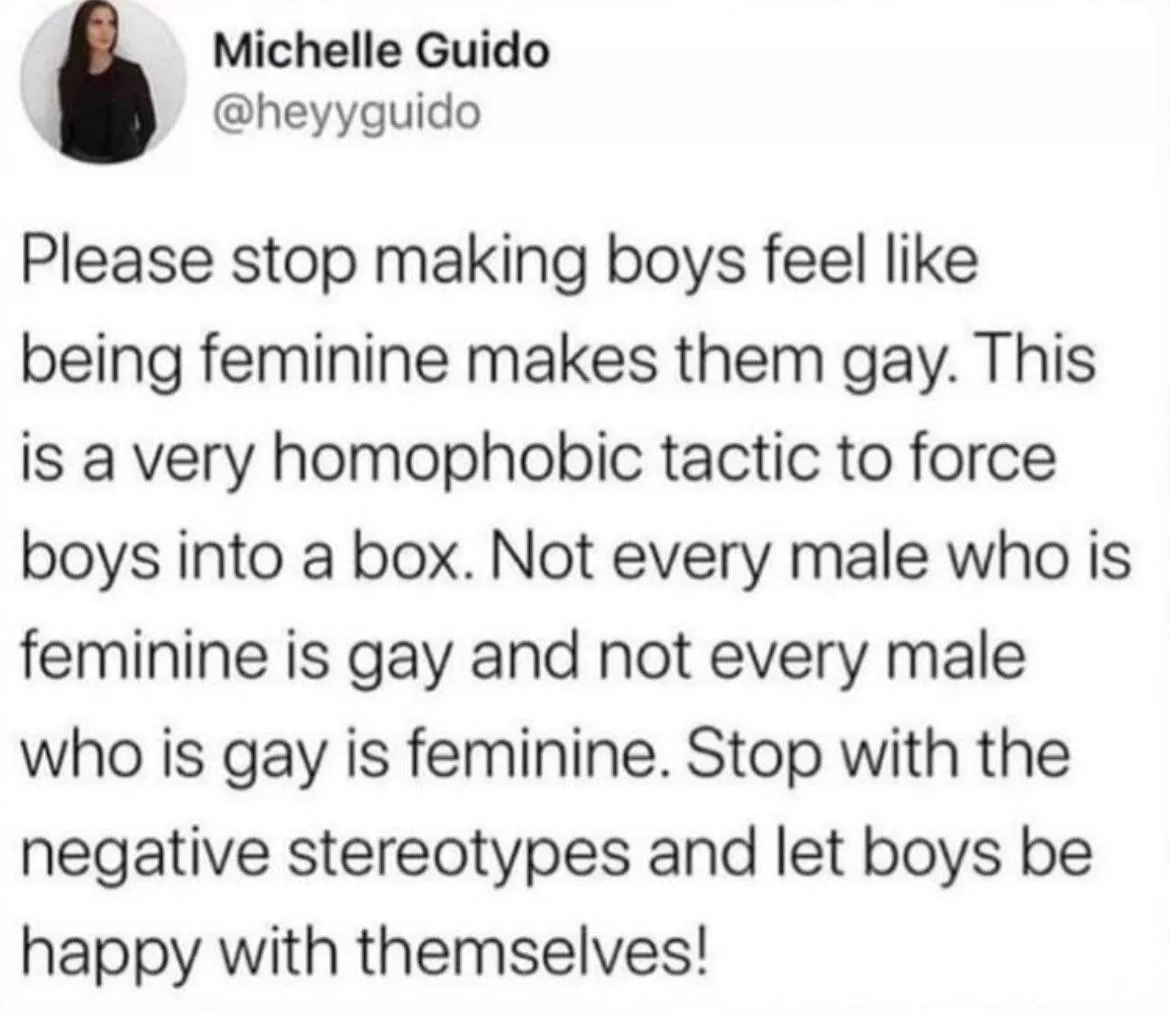 Femininity does not equate to being gay, and masculinity, such as being strong and large, does not guarantee heterosexuality. Gay men can exhibit strength and size just as straight men can display traits traditionally associated with femininity. posted by Mammoth_Load3517