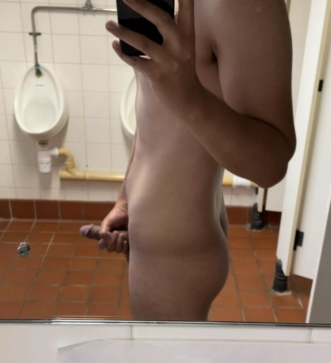 Fully naked at the urinals posted by LondonRaccoon6