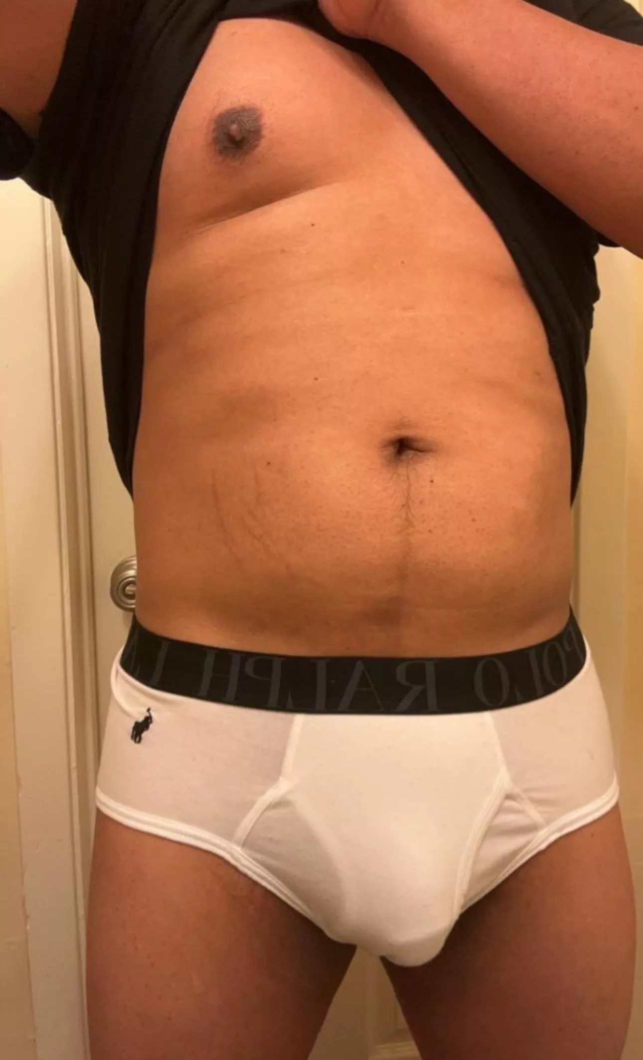 Hadn’t worn my briefs in a while  posted by horrorcub