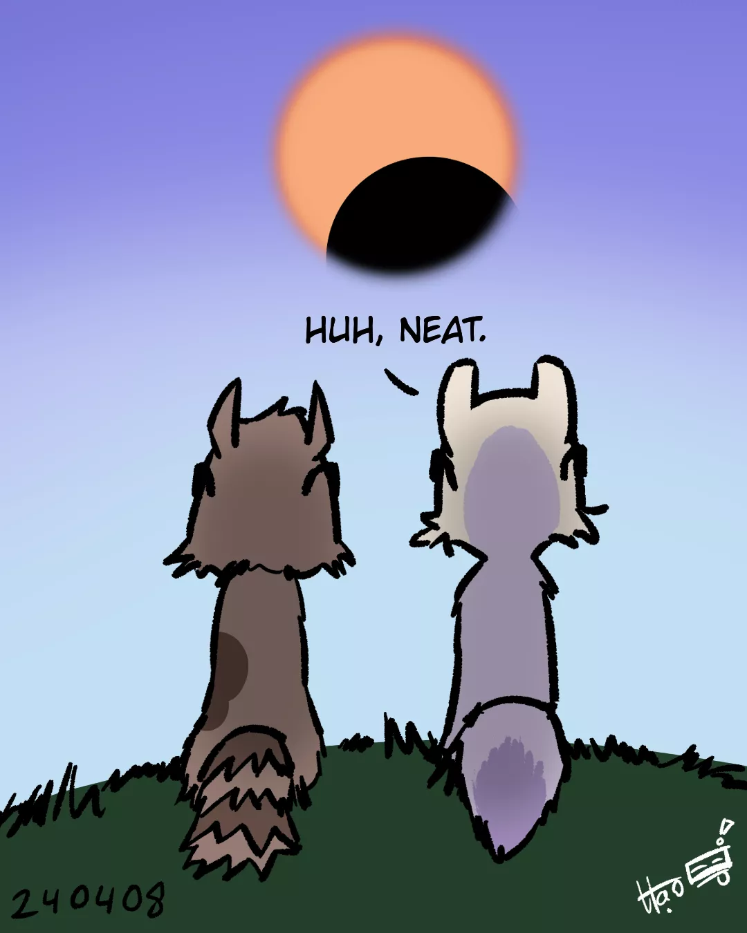Happy Solar Eclipse! posted by borealhao