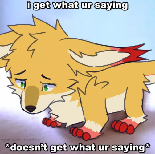 hes trying  by qdeerr