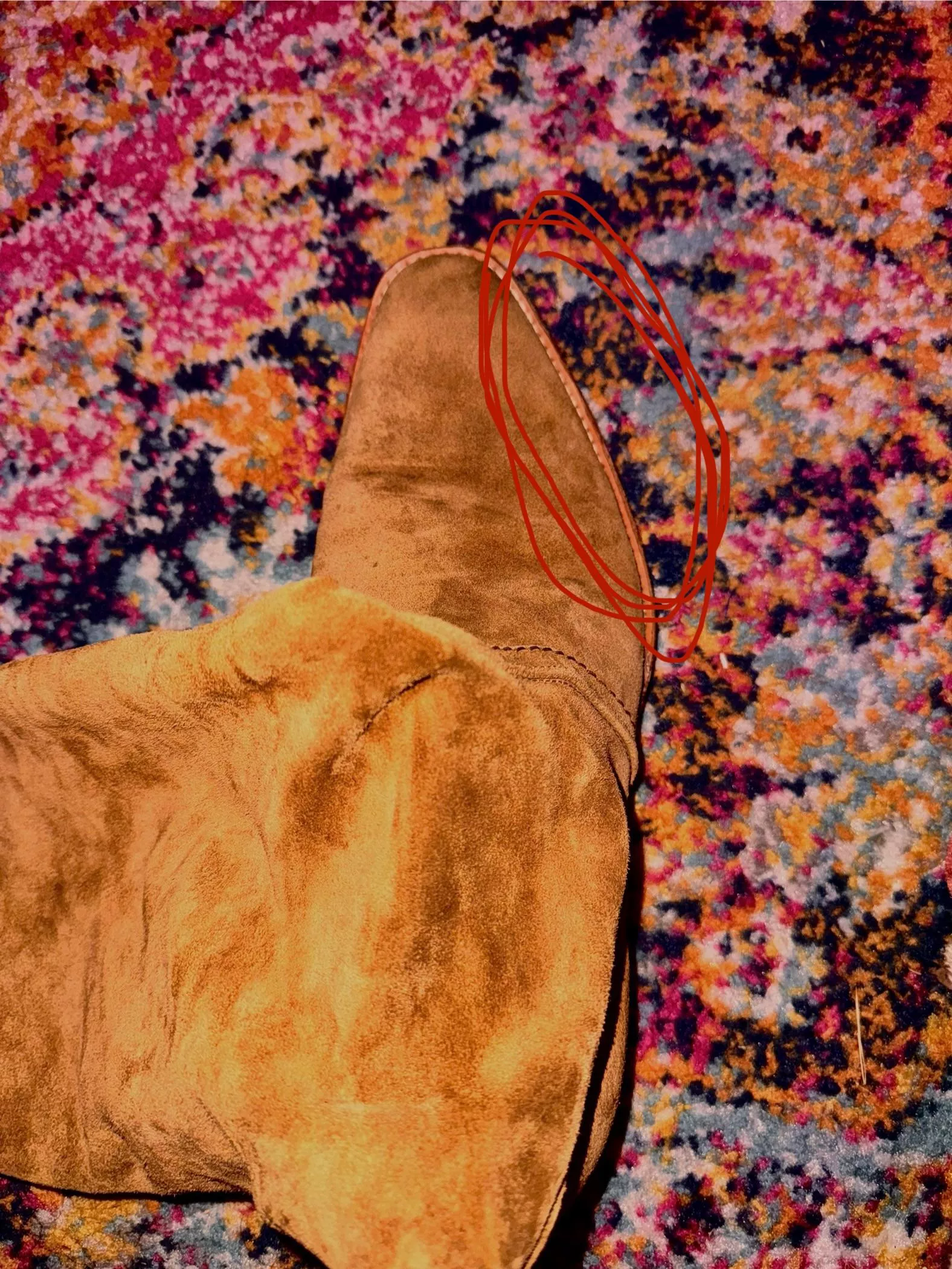 How can I soften the toe area of suede boots? posted by HendrixsLaserbean