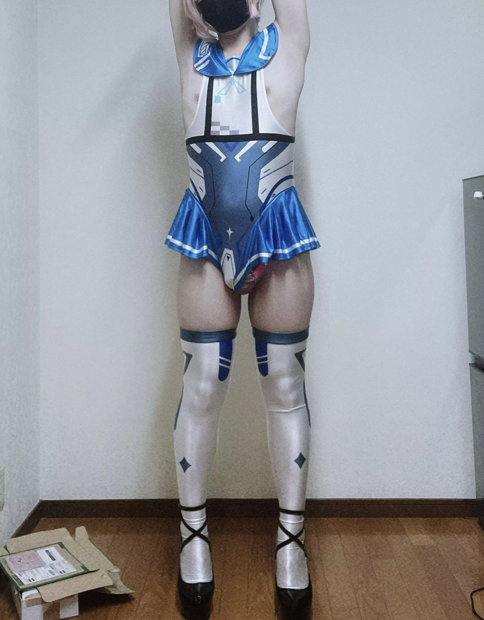 I flirted with my white daddy and got a new outfit! asian sissy deserves a whore♡ posted by sissy-Nao