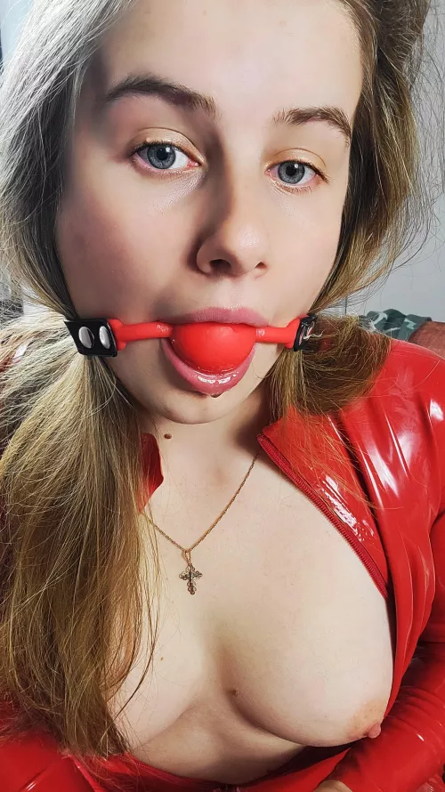 I love matching my latex to my gag by welcome_to_jezebels