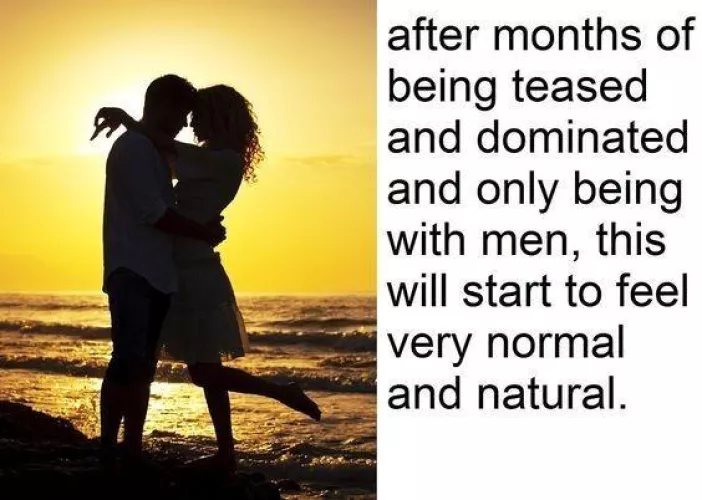 It becomes natural to want to be with a man by Angel_Sinns