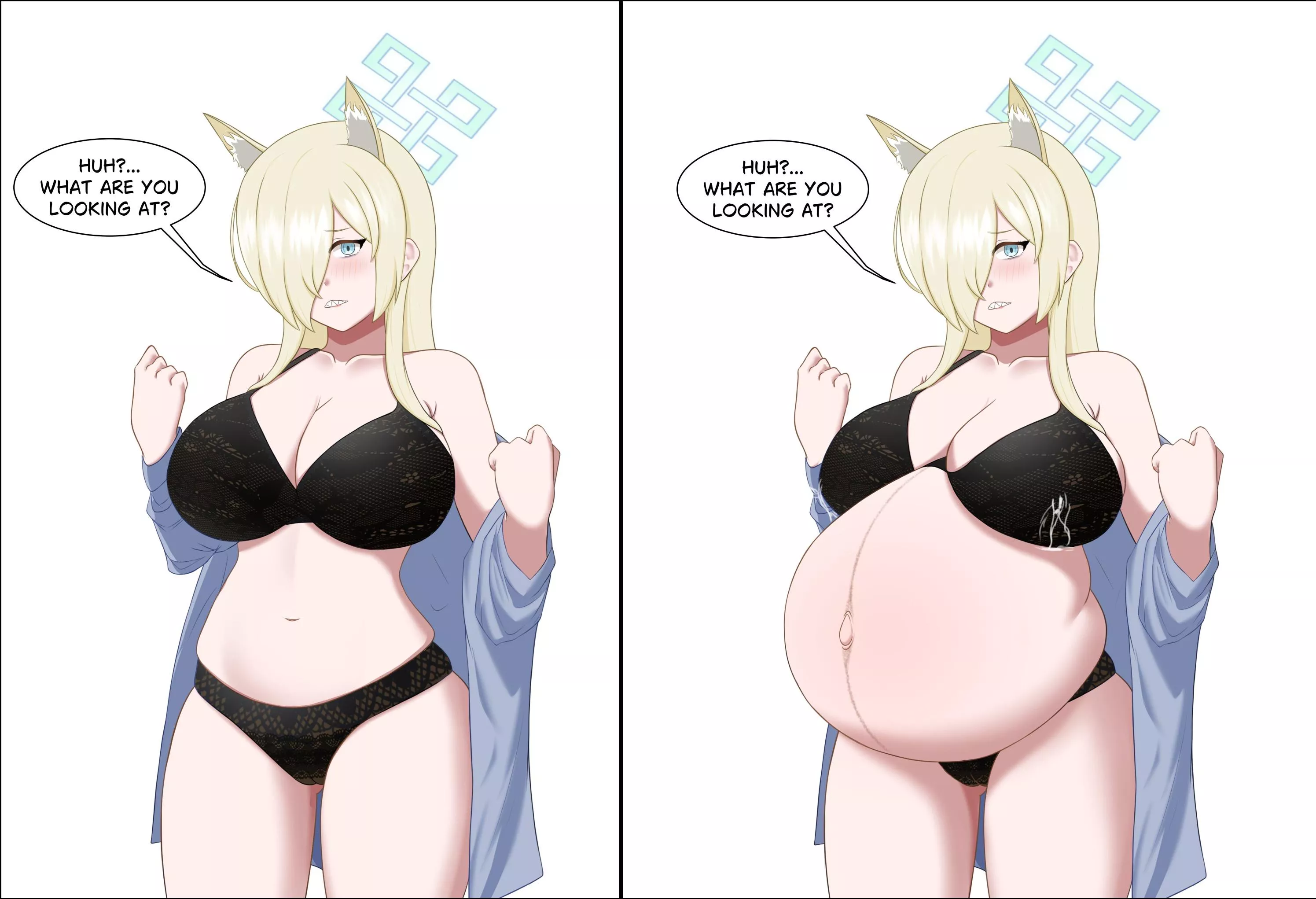 Kanna doesn't know why Sensei is looking at her (@Lernana_6) posted by HeavyLancerthe8th