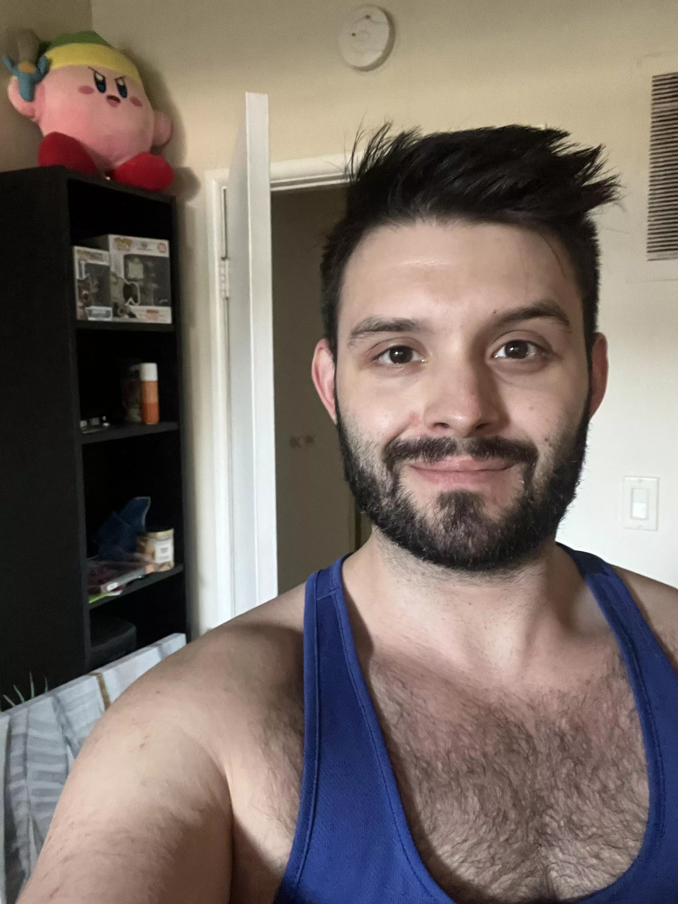 Kirby and I say hello! posted by MeepMeep888