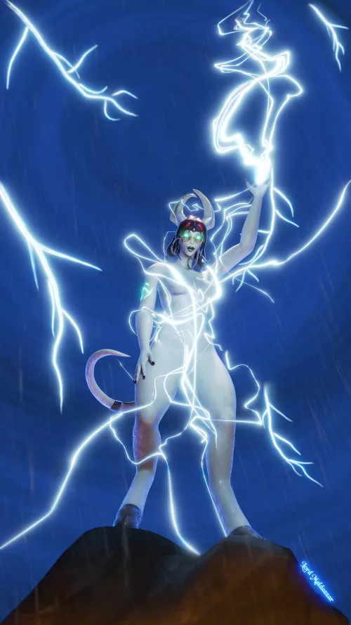 Lightning Tease by Lord Maldazzar by Cysia