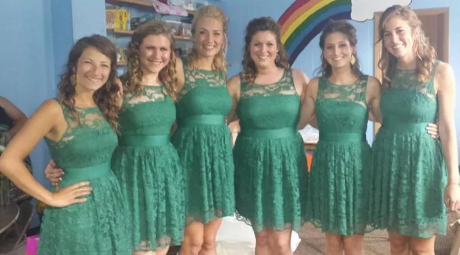 Line up these bridesmaids in the order they’d win in a blowjob race [6] by [deleted]