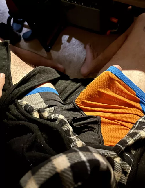 Morning time bulging! by Lazy-Minute9345