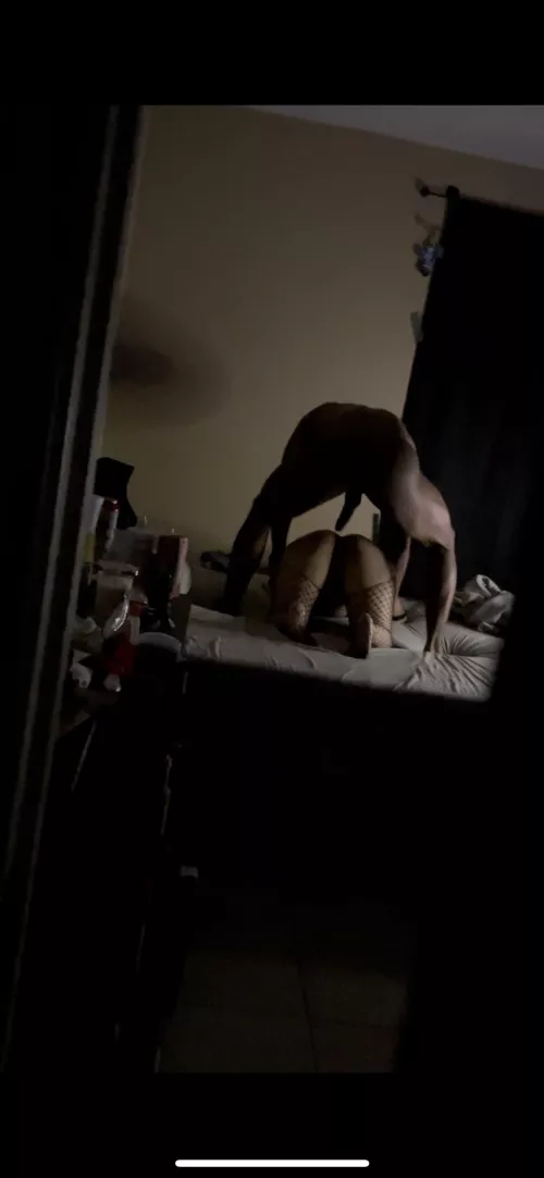 My bfs pov waiting for his sloppy second once my bbc bull is done with me by Masked_couplee