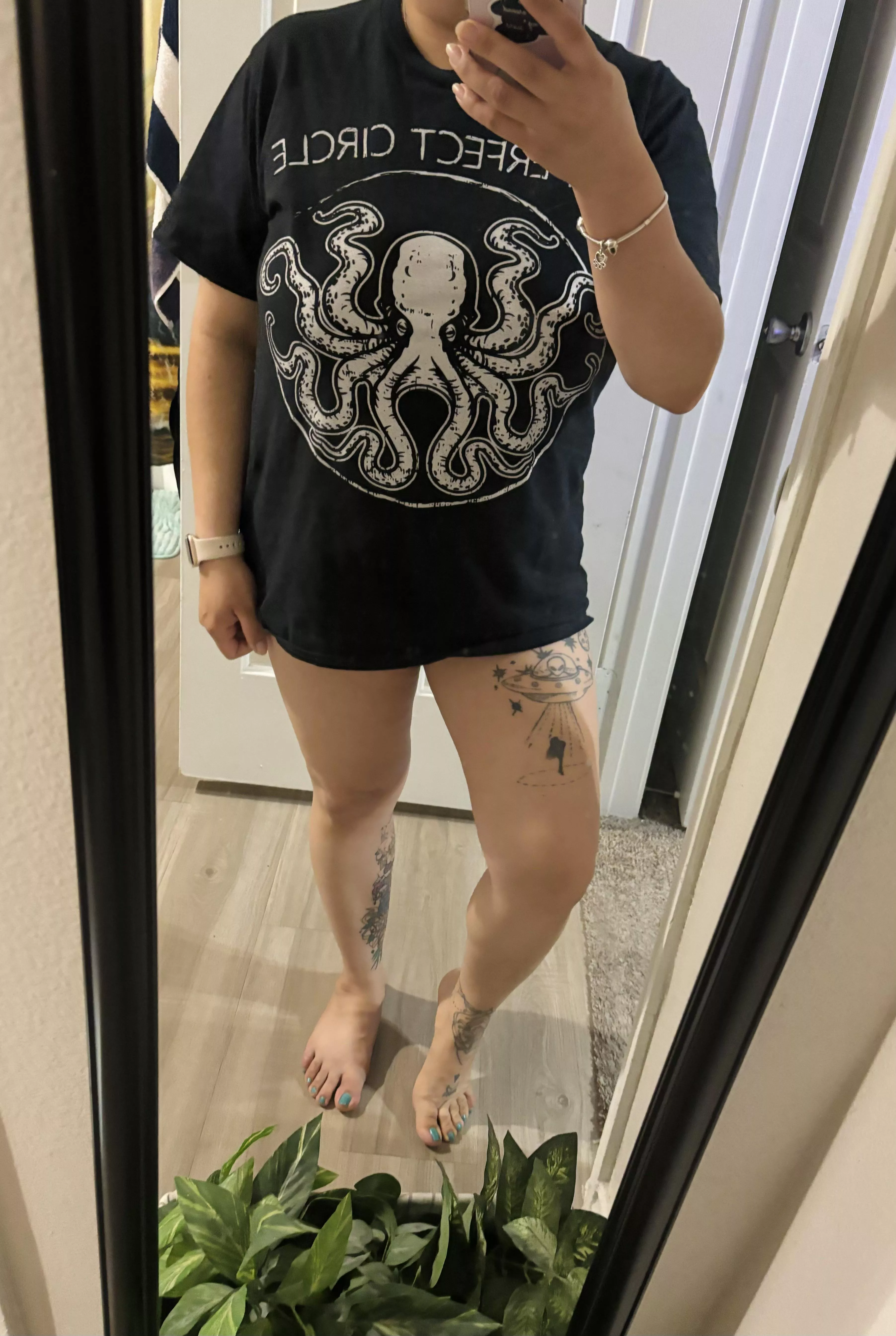 Nothing but his shirt  posted by Lollipoptoes22