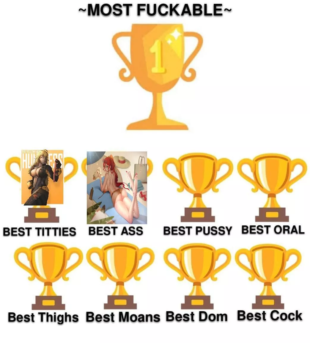 Pyrrha has won the title of best ass. comment next for best Pussy posted by darkrobbe1