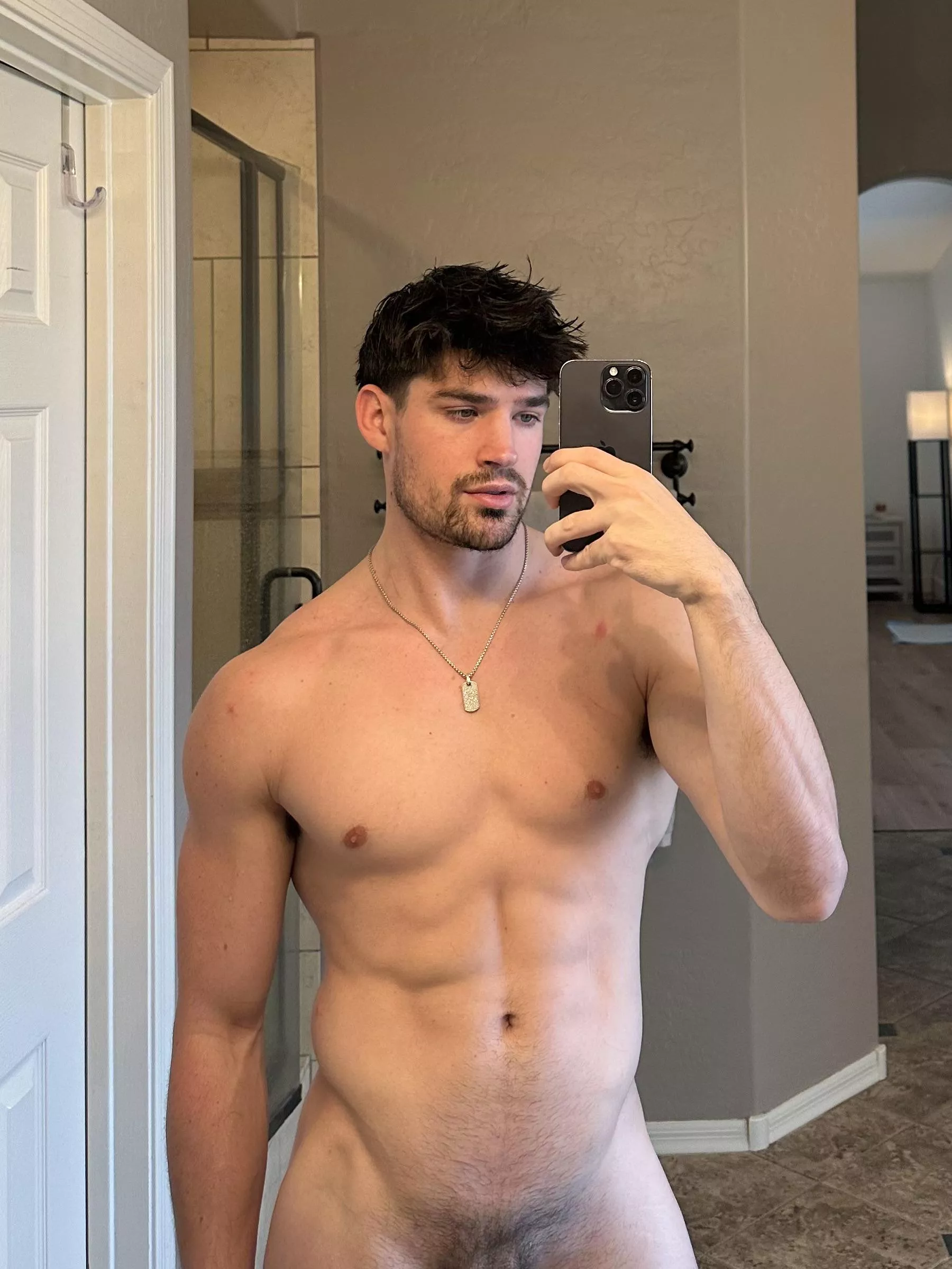 say “hi” if I can send you the full pic in your dms posted by WyattCushman