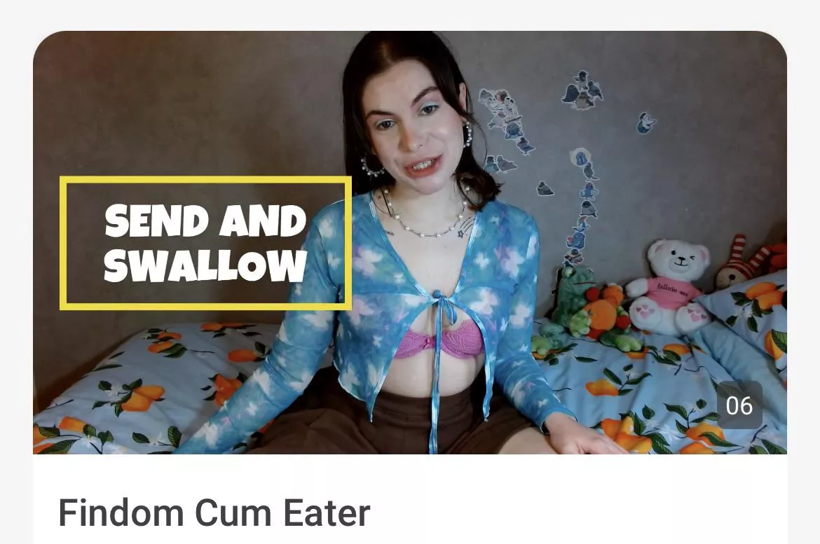 Send and swallow 😈 posted by orvilina