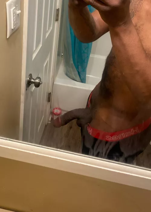 Slight morning wood  by RedHarring638