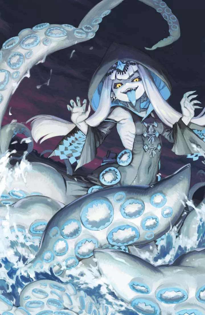 Squid girl by mizutaku on Pixiv posted by justanapparition