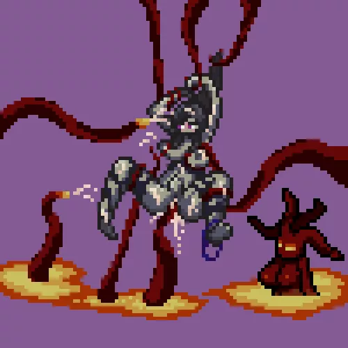 Tentacle party :o (Necron x Kuudra from Hypixel Skyblock) by Simpmulation