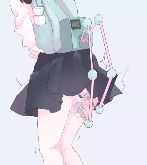 The perfect backpack for holding all of your supplies and filling both of your holes on the go! by FadedZinnia