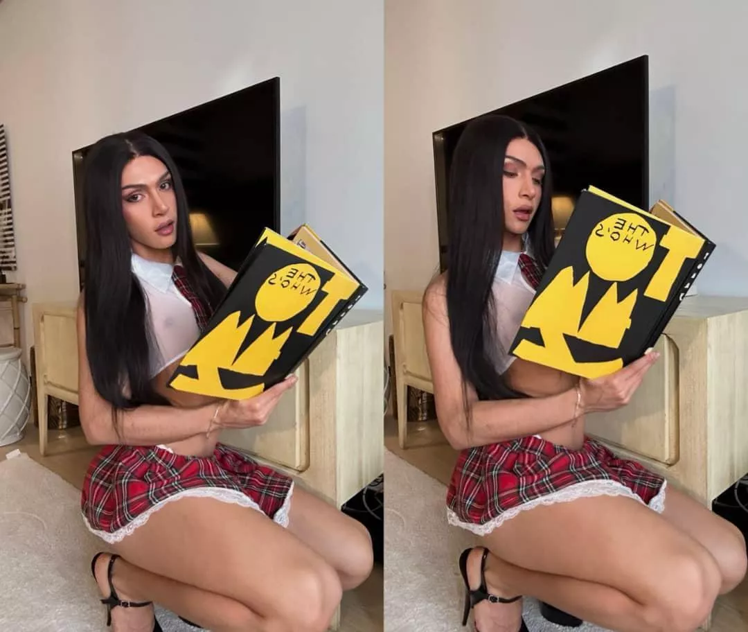 Who came to class?🤫💦 posted by tsbiancamilaa