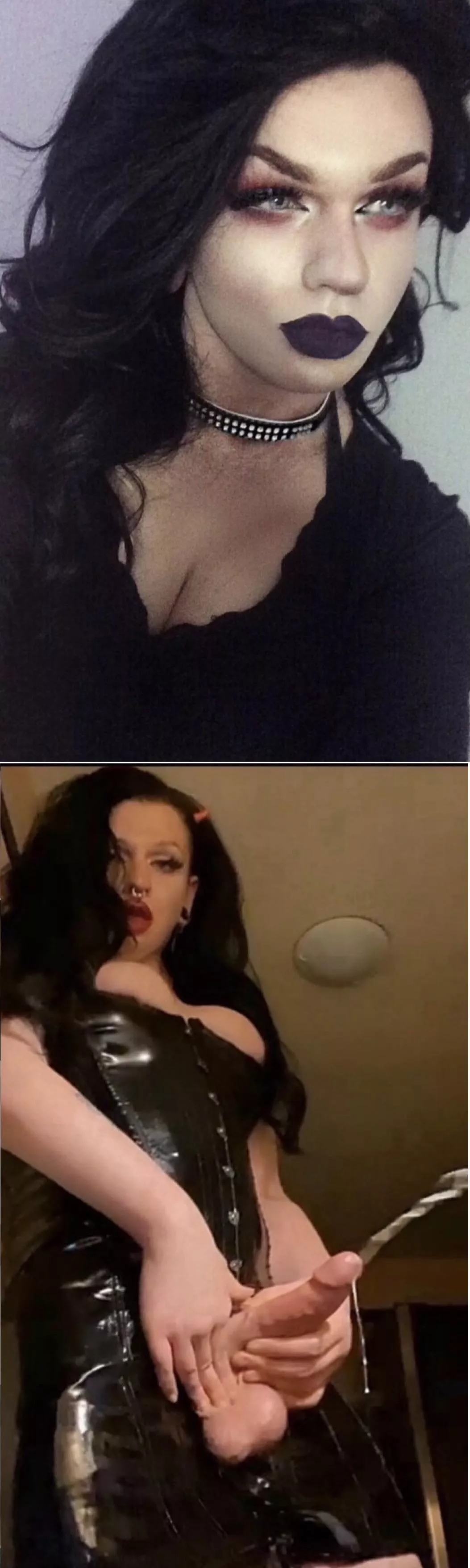 Who wants to make a Goth Goddess cum? 😈🖤 posted by L8TEX