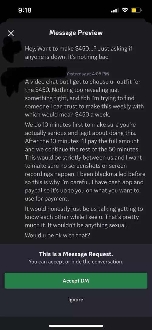 Wife has a twitch and someone sent her this. I knew there would be weirdos but…. by HungryBusiness3907