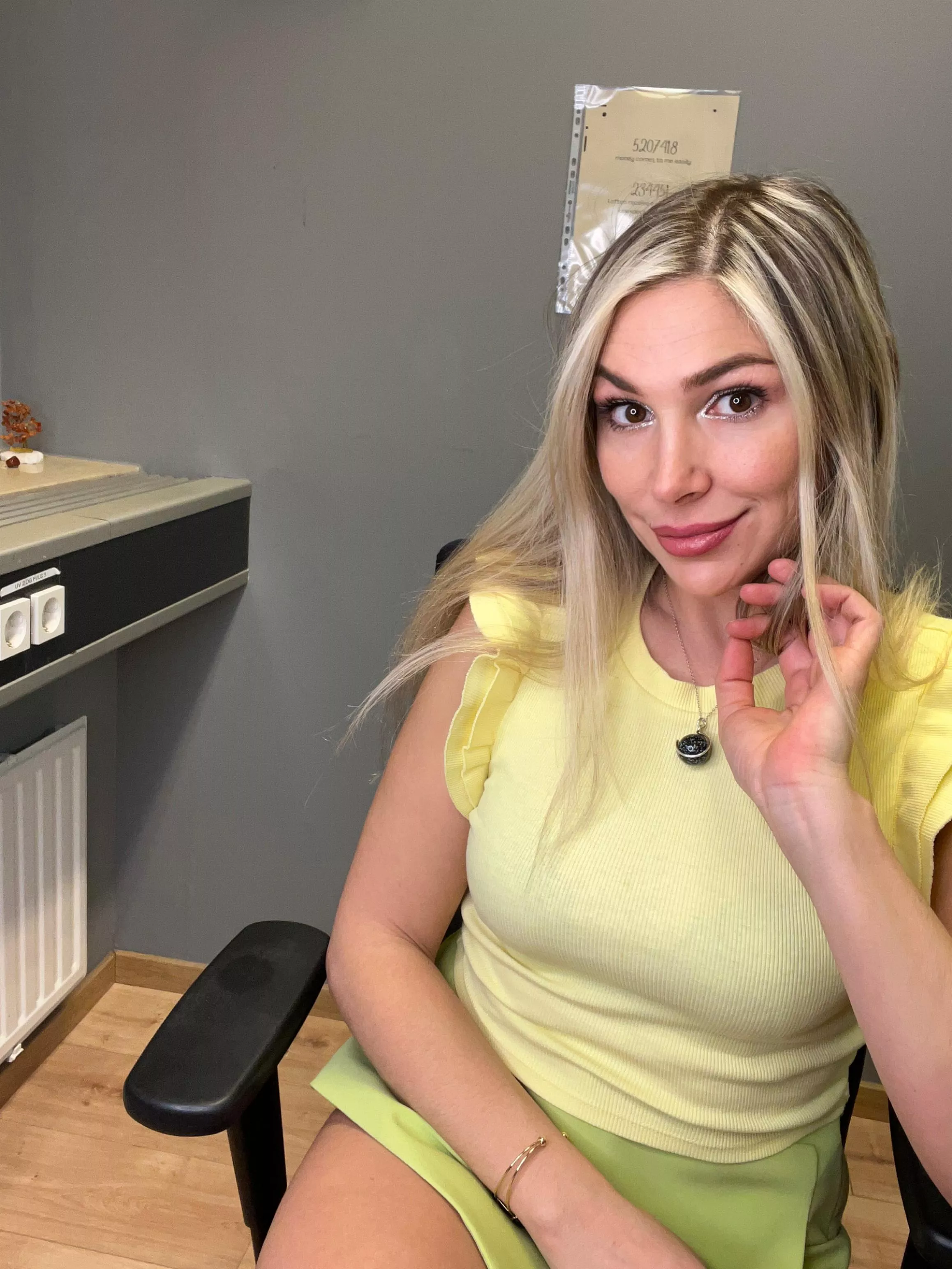 your classy secretary  posted by teeknow