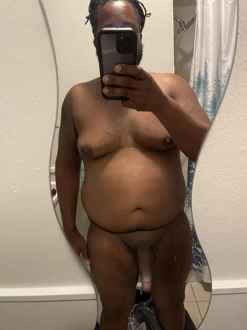 About to hop in the shower. Sorry bout the dirty mirror!! by raggman720