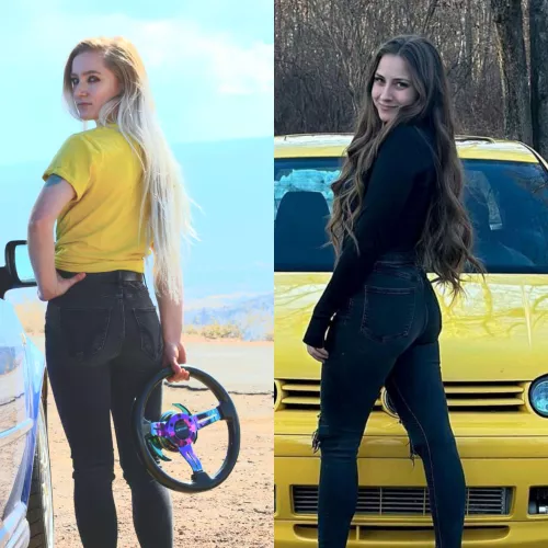 BLACK JEAN BADDIES🤤 BLONDE VS BRUNETTE [2] pick your poison 😈 dms open by Huge-Customer-3210