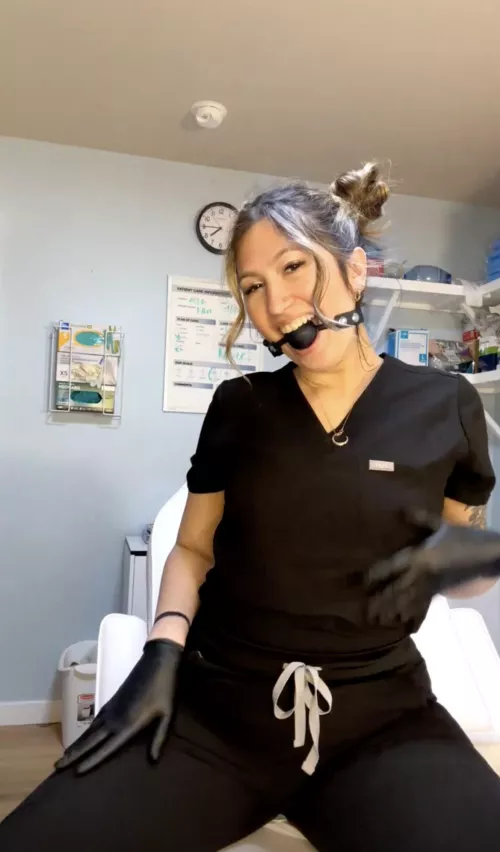 Can you gag me in the exam chair? by Lunarose9292