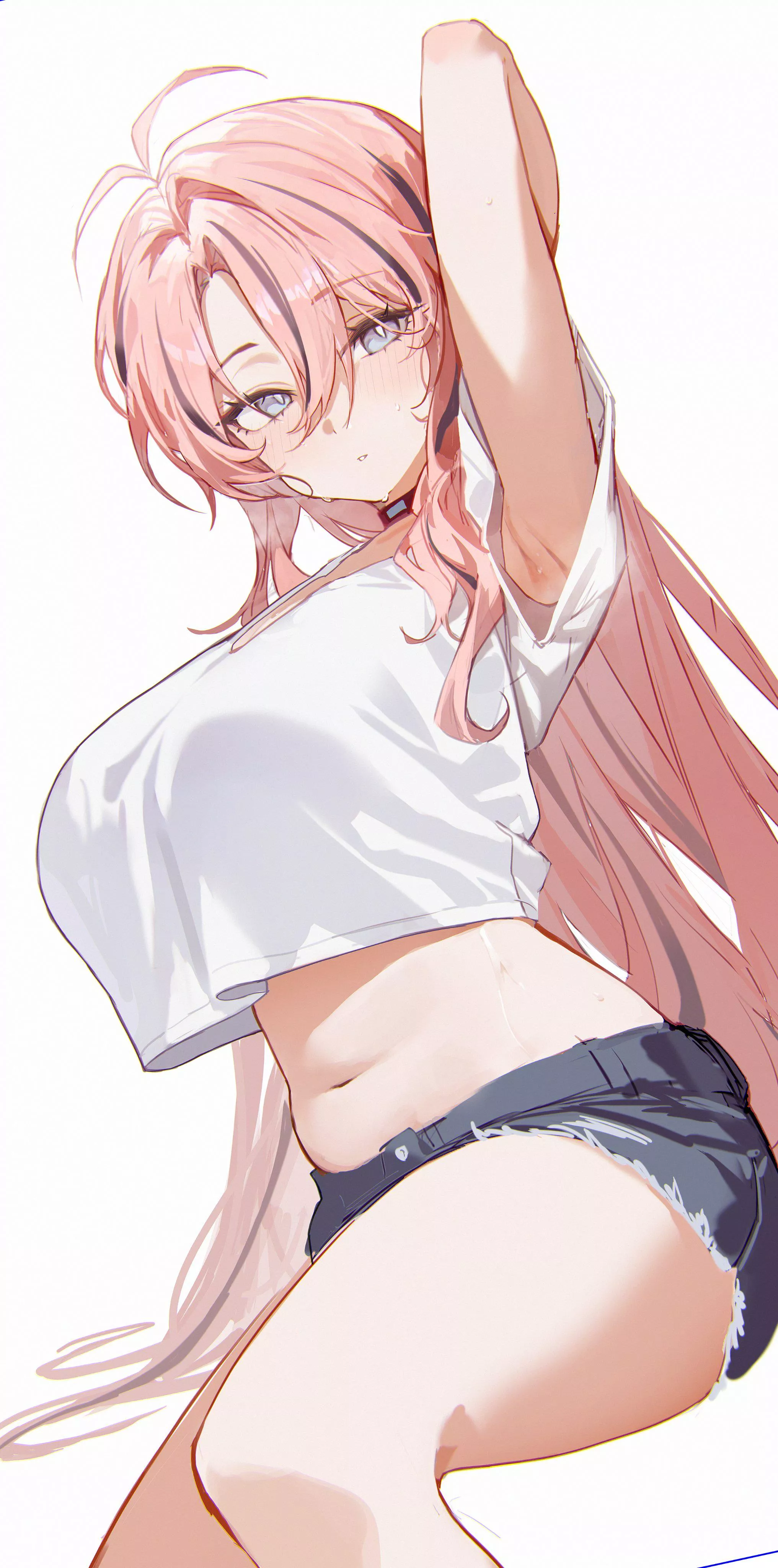 Cropped Shirt & Denim  posted by CheetahSperm18