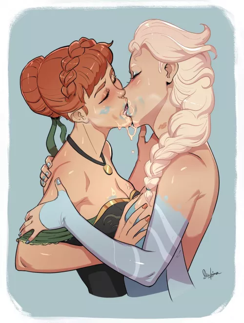 Discovering new sensations [Elsa,Anna,Frozen] (disclaimer) by Likeorlove77