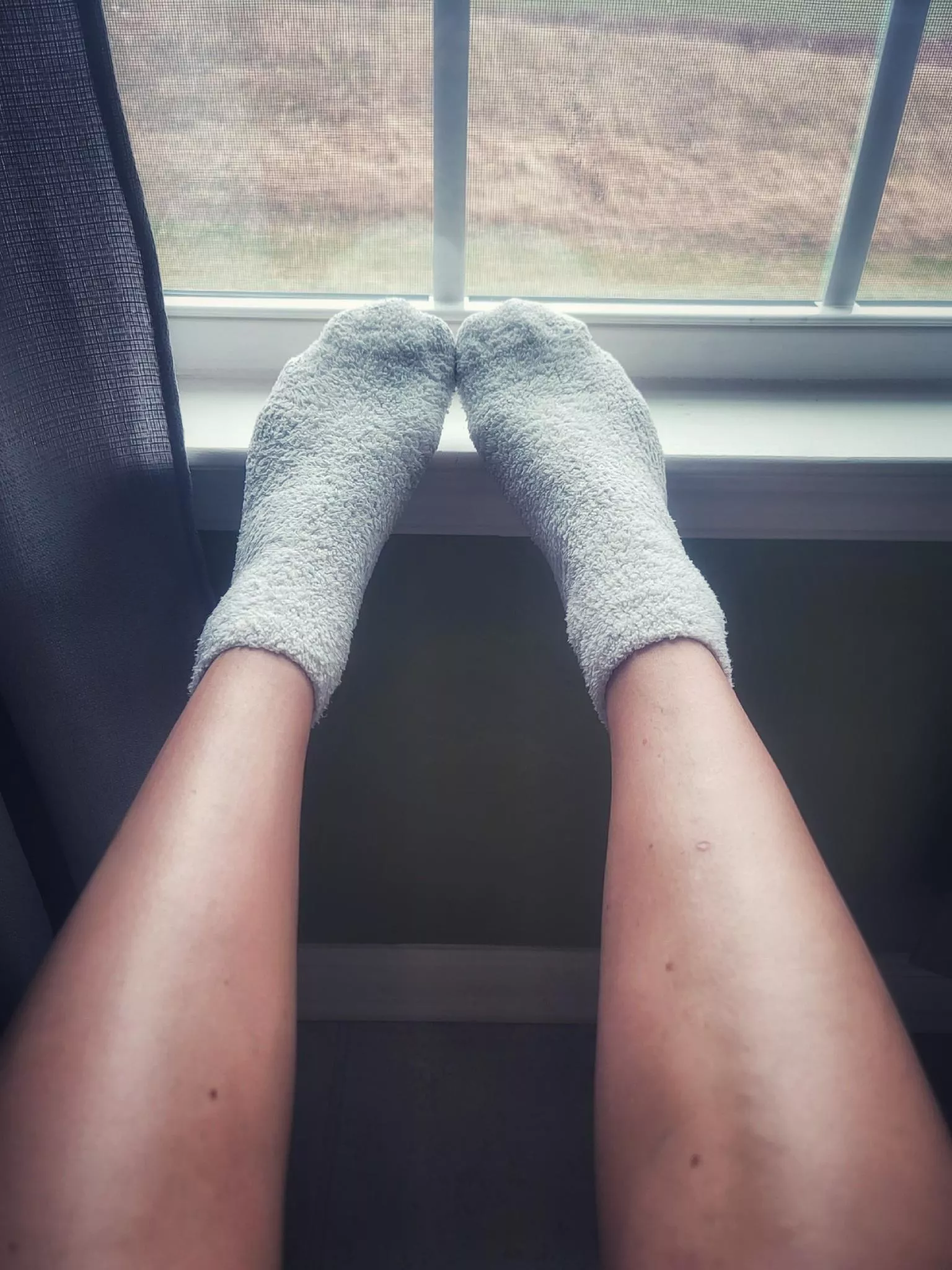 Do you think these fuzzy socks would feel nice wrapped around your cock? posted by BriannaSnowOF