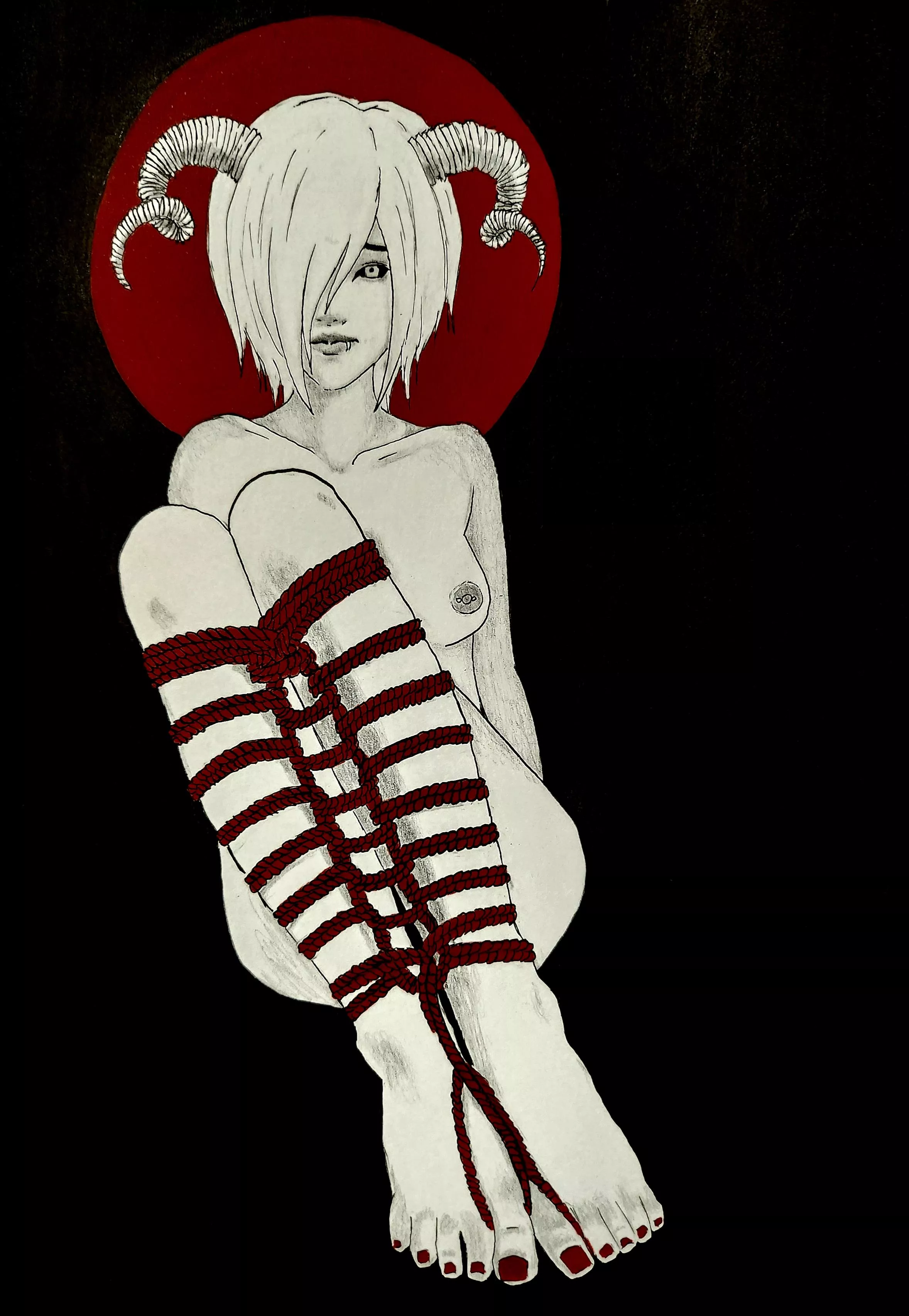 Horny Girl (Shibari Art) posted by Cyborgchick
