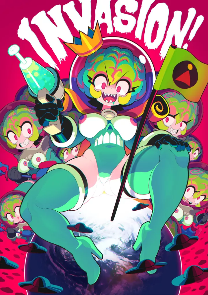 INVASION! by @uejini on Twitter  posted by justanapparition