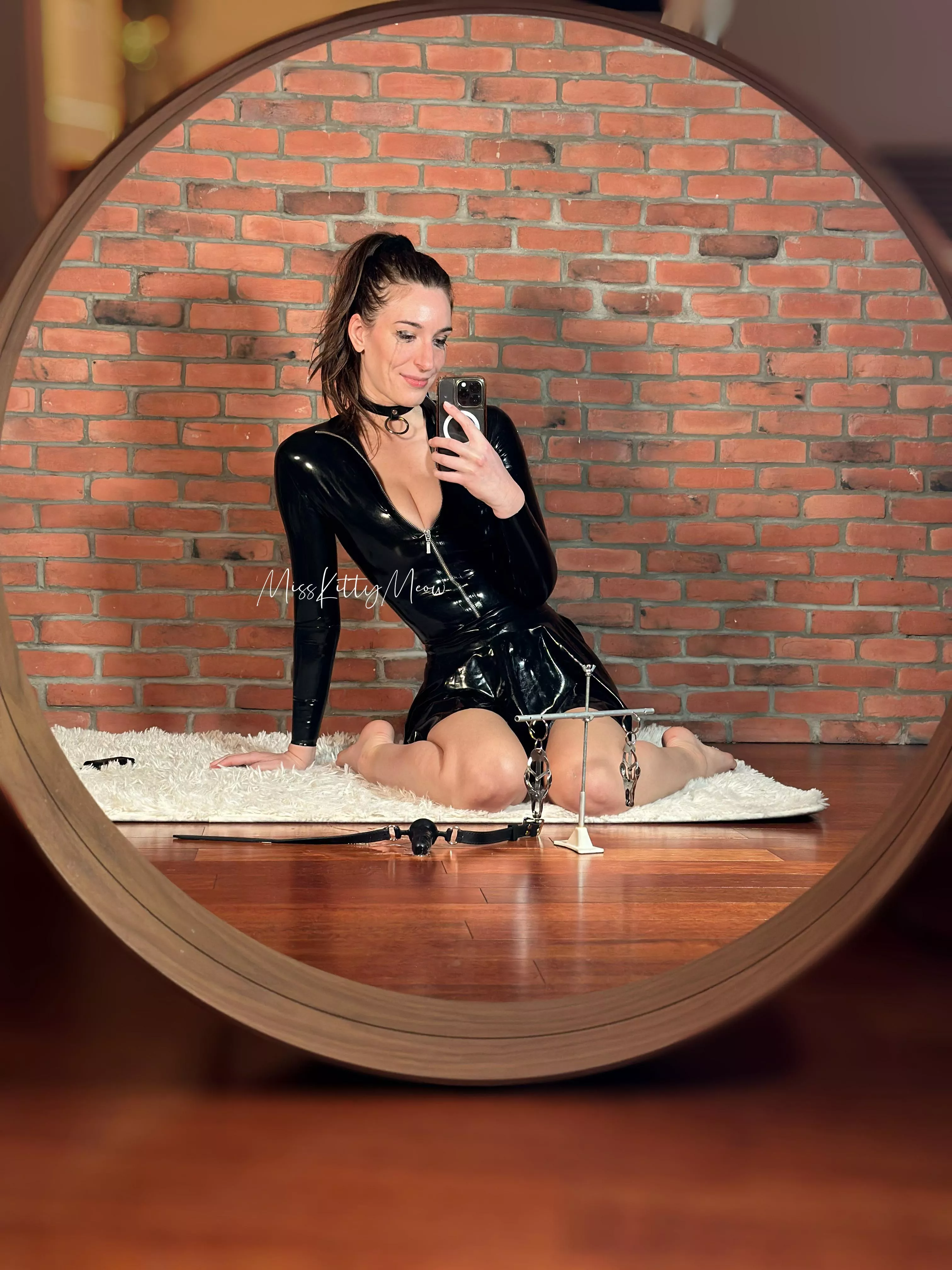 Makeup ruined cause I’m a good girl  posted by MissKittyMeoww