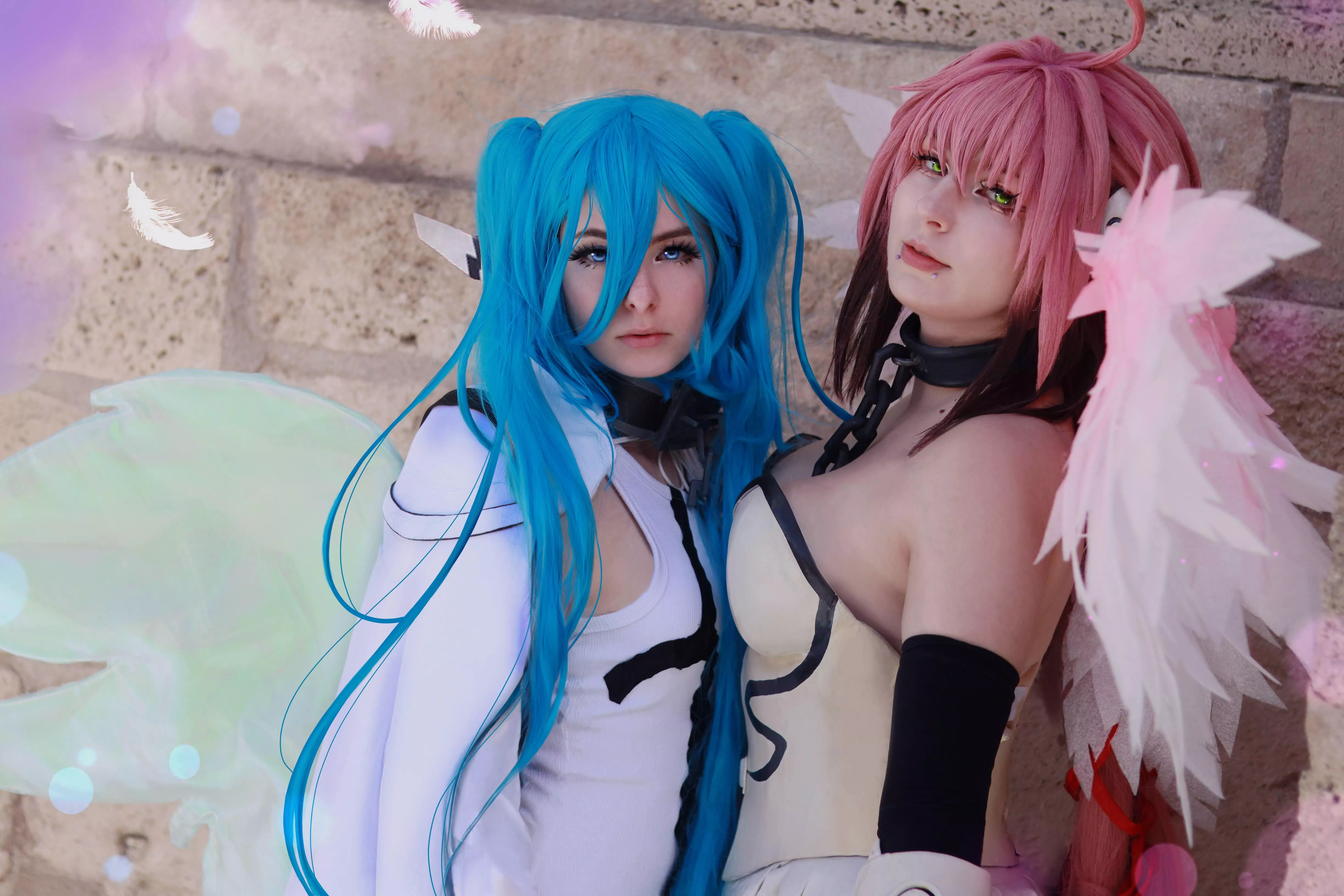 Me and my friend as ikaros and nymph  posted by scarlettsirene