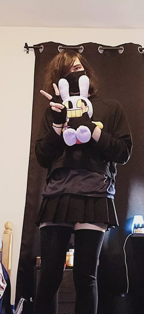 My first time trying on a feminine clothes  by Scarlet_Lite