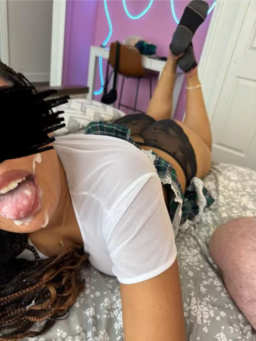 My little cumslut got exactly what she wanted by SunshineAndKink_FLOR