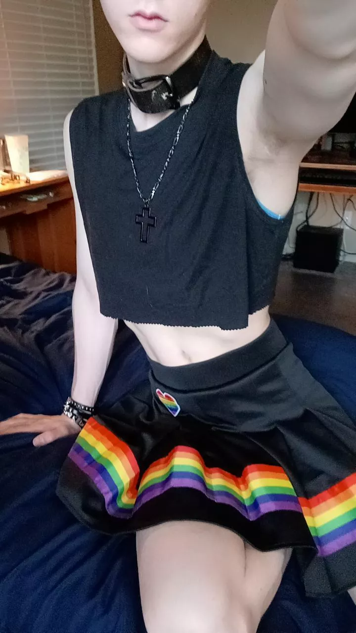 My nice little goth outfit ✨️ 💜 posted by bass_graveyard