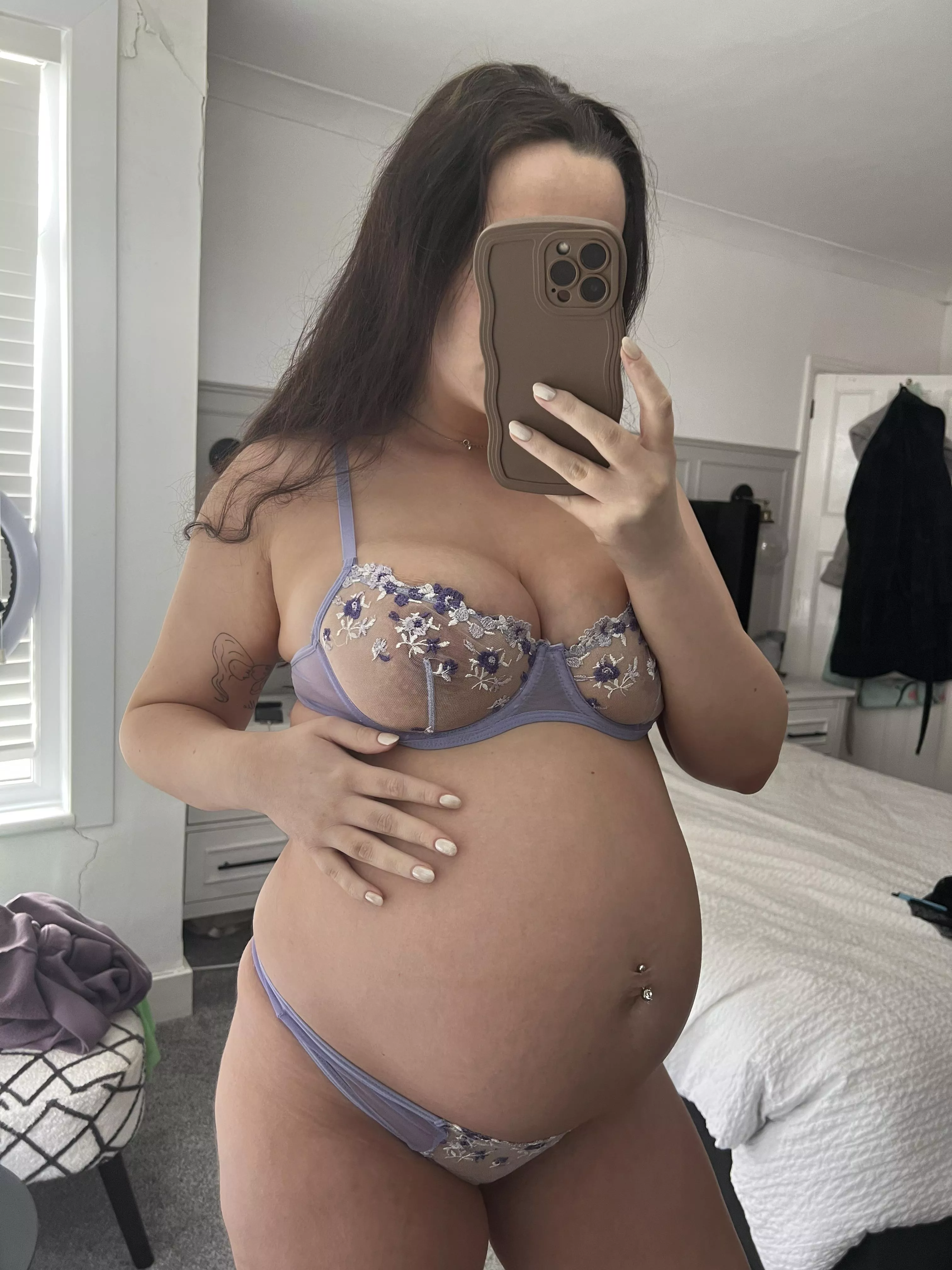 my partner is obsessed with my pregnant body… are you? posted by frankiegalxo