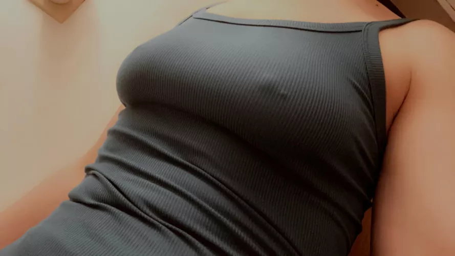 Off work and starting my 4 day weekend. No bra required. by rawrplatypus